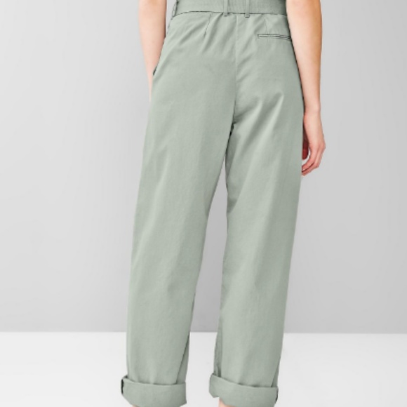 🌼GAP Pink PaperBag Tie Waist Pants -Size 4 - Picture 6 of 8